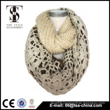 Custom Design Logo Jacquard Promotion knit Acrylic scarf